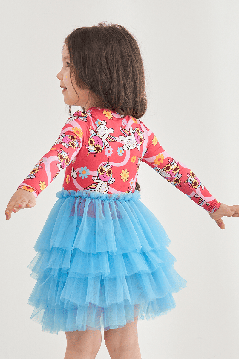Customized Kids Knitted Long-Sleeved Dress-2416520161