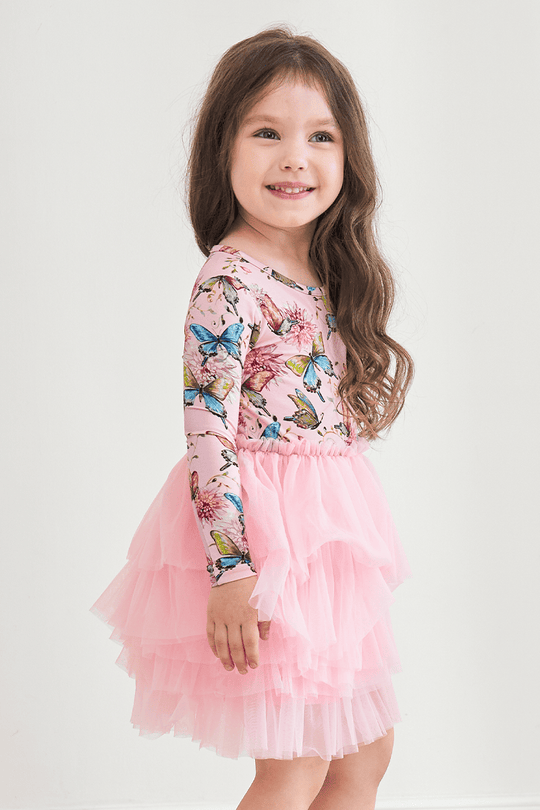 Customized Kids Knitted Long-Sleeved Dress-2416520161