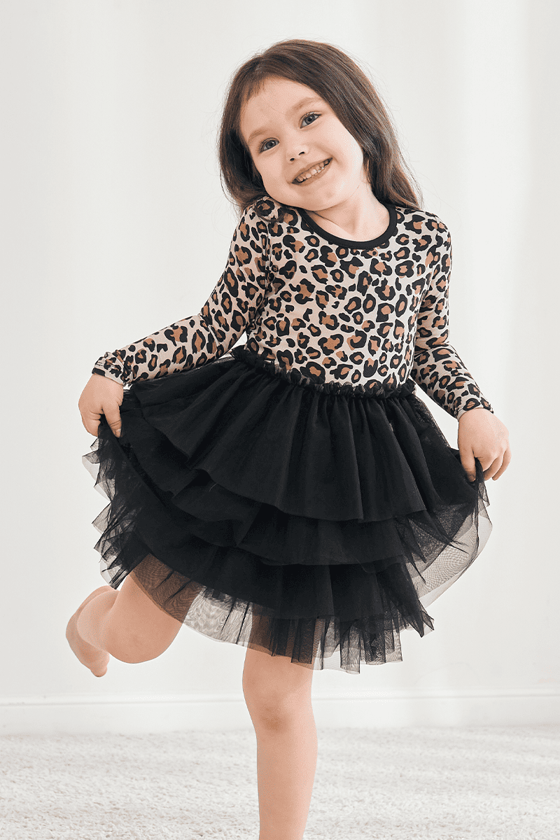 Customized Kids Knitted Long-Sleeved Dress-2416520161
