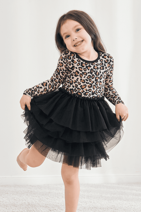 Customized Kids Knitted Long-Sleeved Dress-2416520161