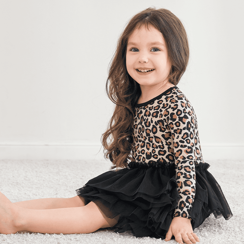 Customized Kids Knitted Long-Sleeved Dress-2416520161