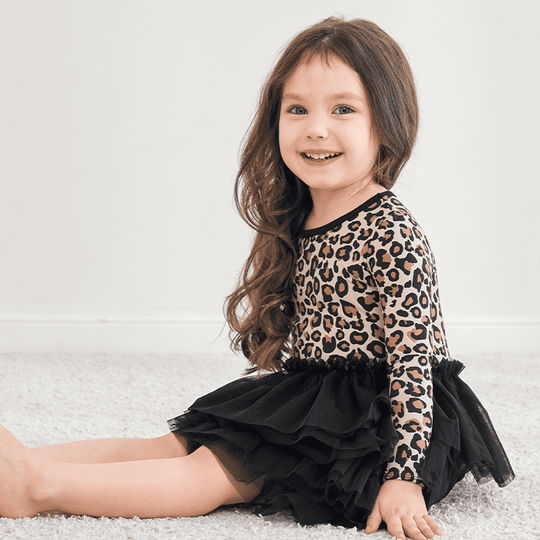 Customized Kids Knitted Long-Sleeved Dress-2416520161