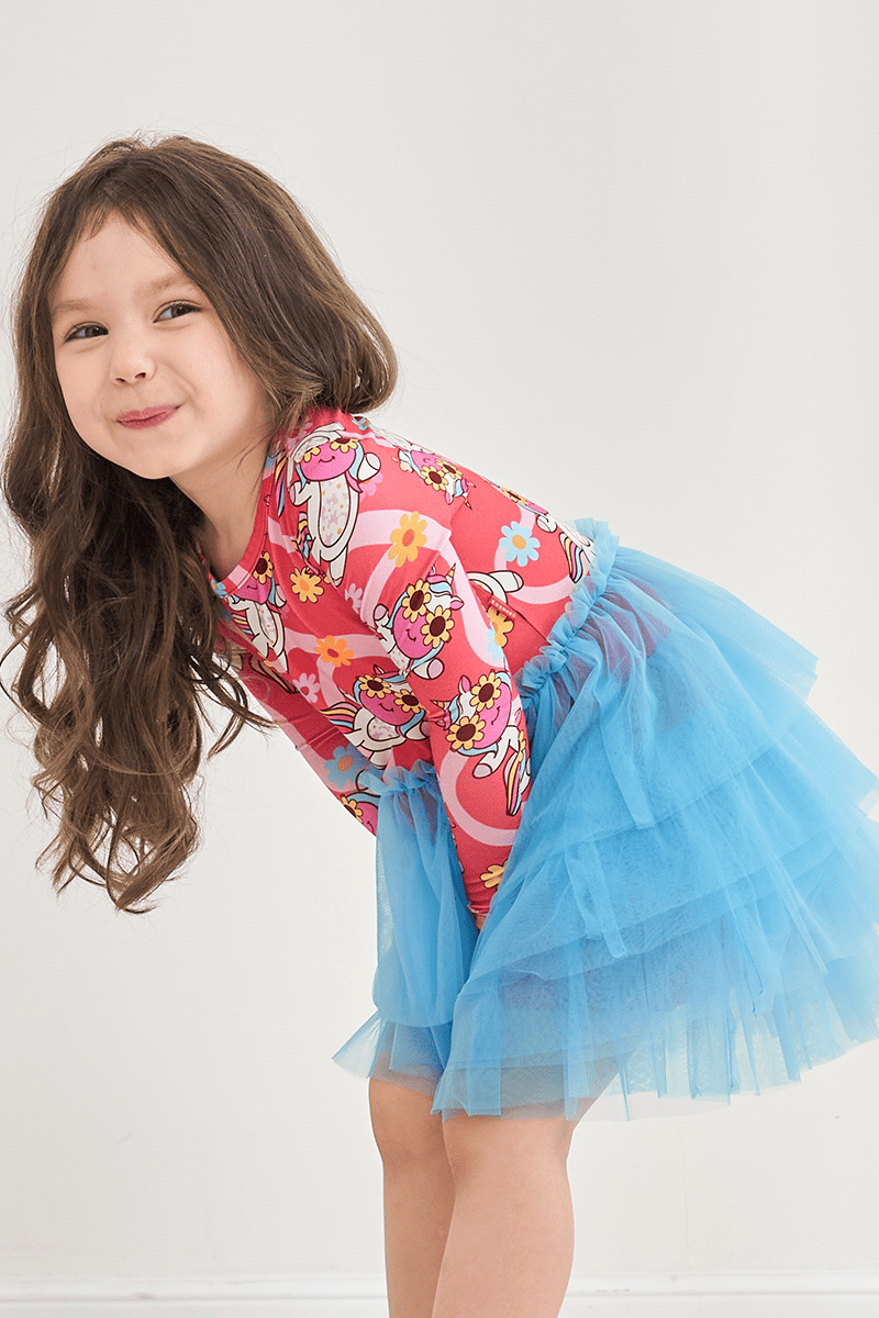 Customized Kids Knitted Long-Sleeved Dress-2416520161
