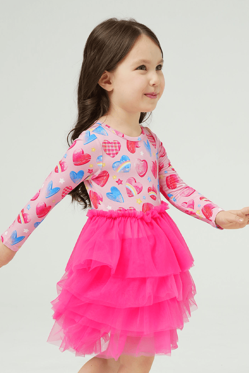 Private Label Kids Knitted Long-Sleeved Dress-2416520161