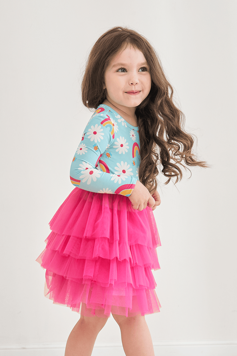 Customized Kids Knitted Long-Sleeved Dress-2416520161