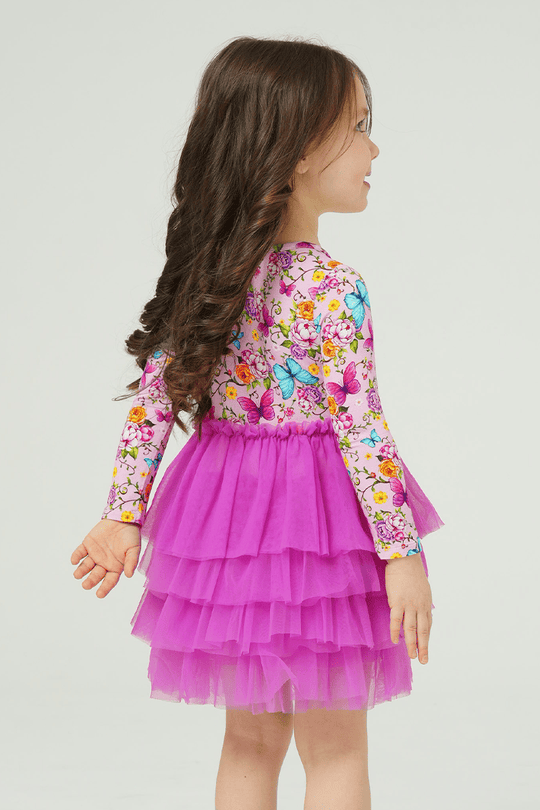Private Label Kids Knitted Long-Sleeved Dress-2416520161