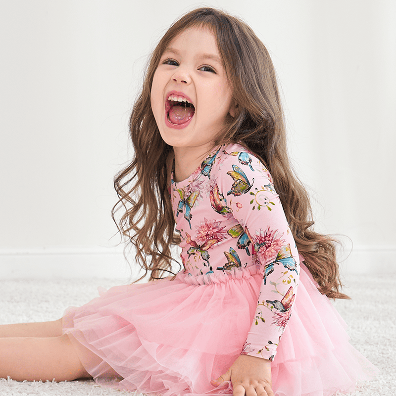 Customized Kids Knitted Long-Sleeved Dress-2416520161