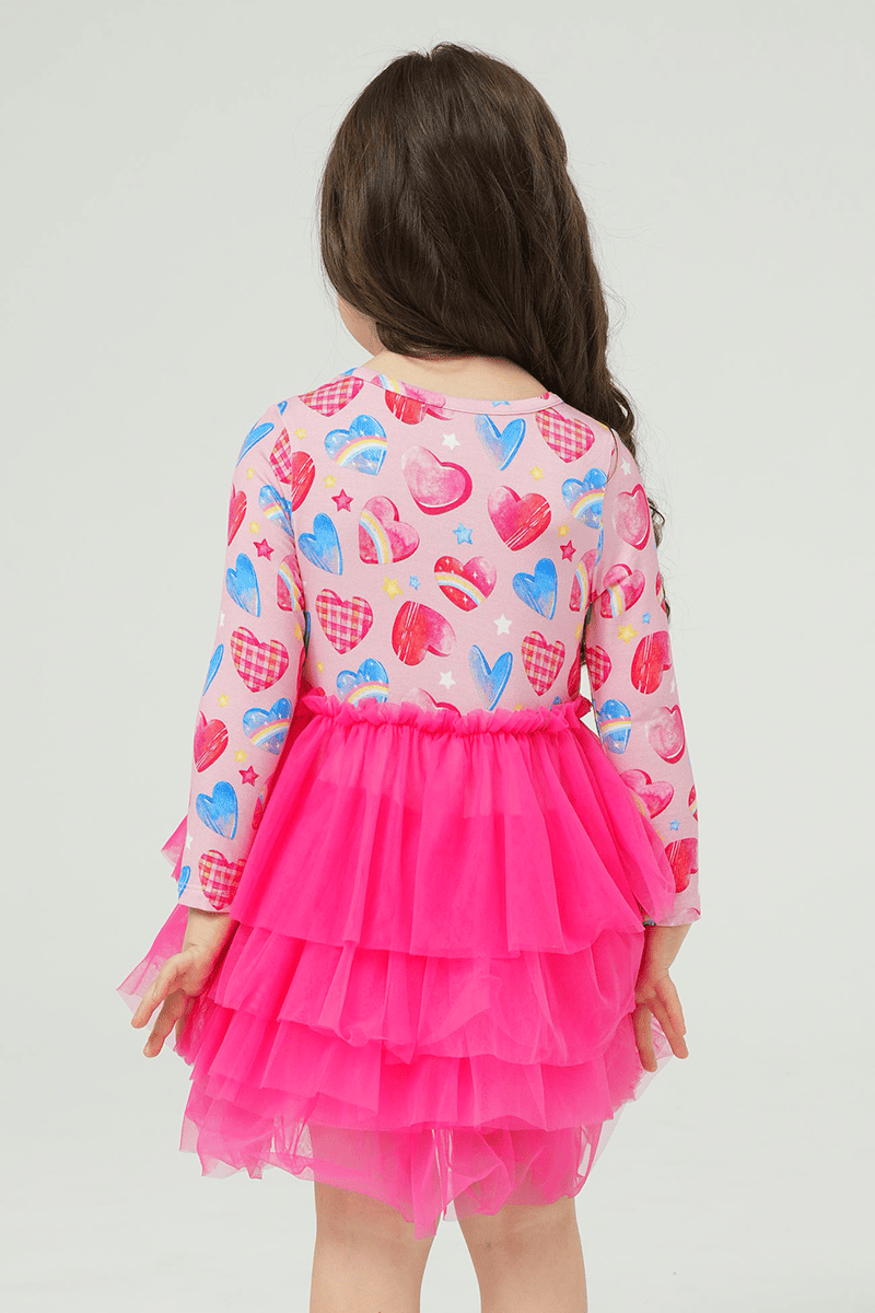 Private Label Kids Knitted Long-Sleeved Dress-2416520161