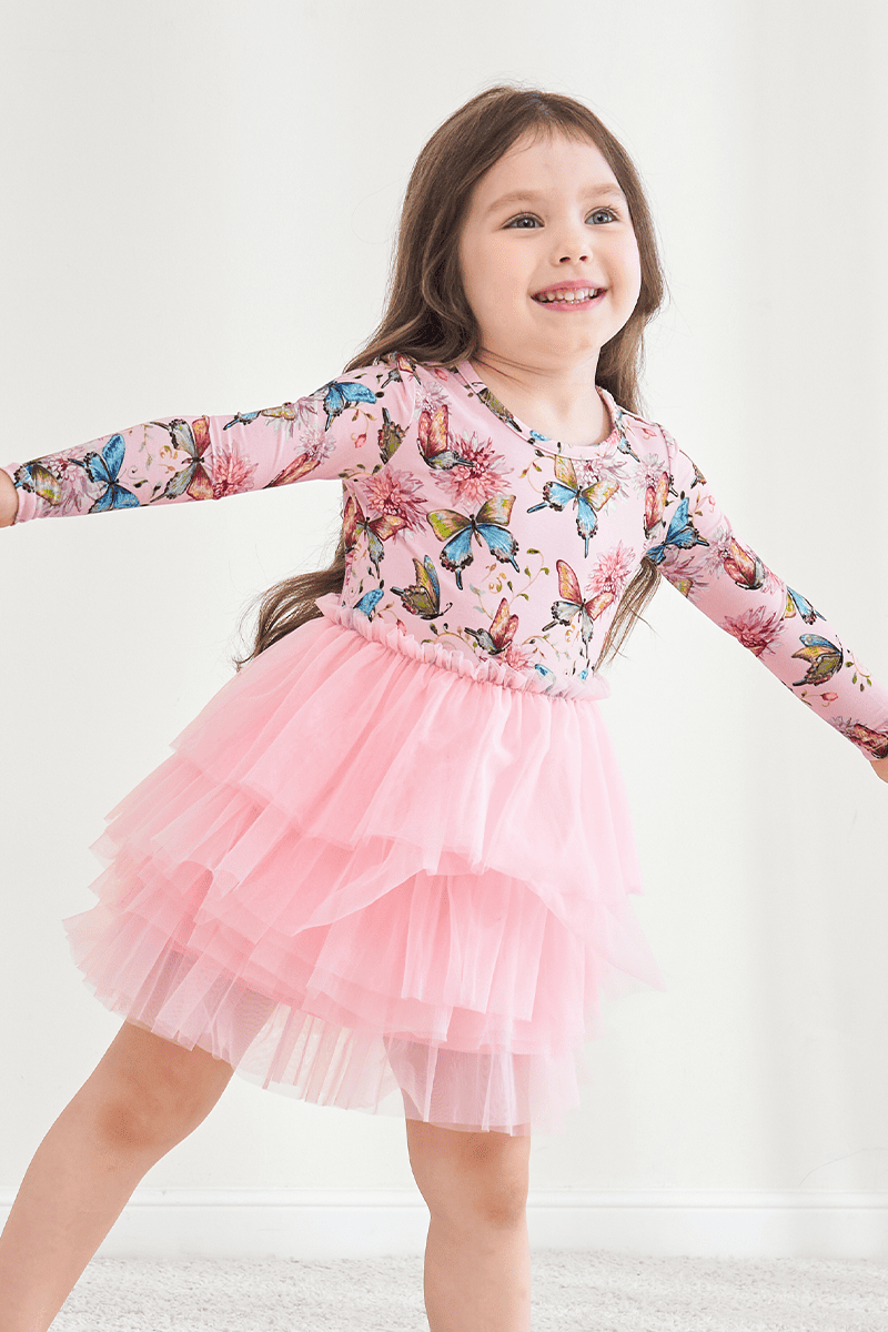 Customized Kids Knitted Long-Sleeved Dress-2416520161