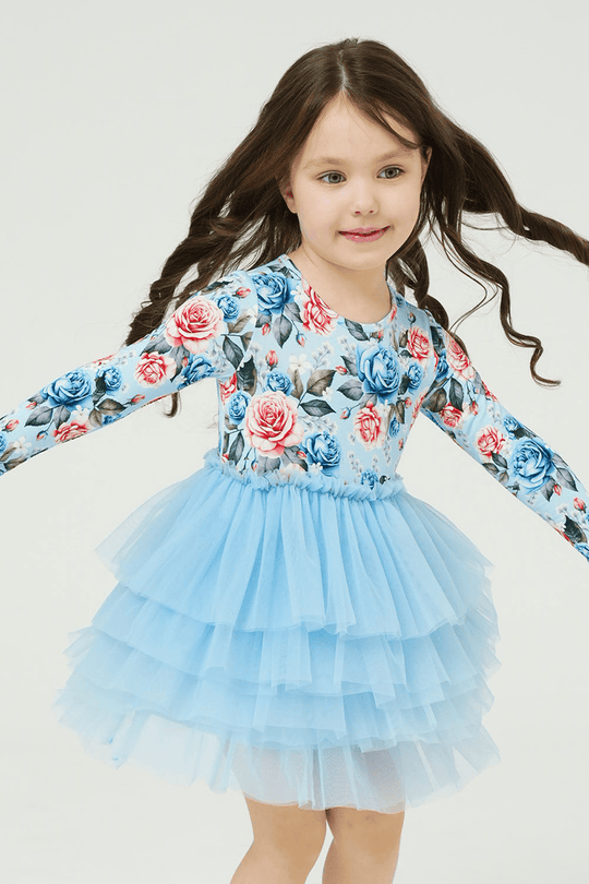 Private Label Kids Knitted Long-Sleeved Dress-2416520161
