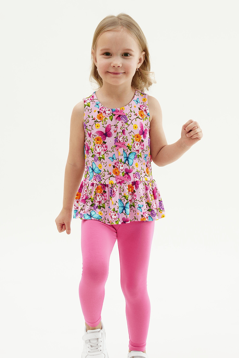 Customized Kids Knitted Sleeveless Top-2416520351