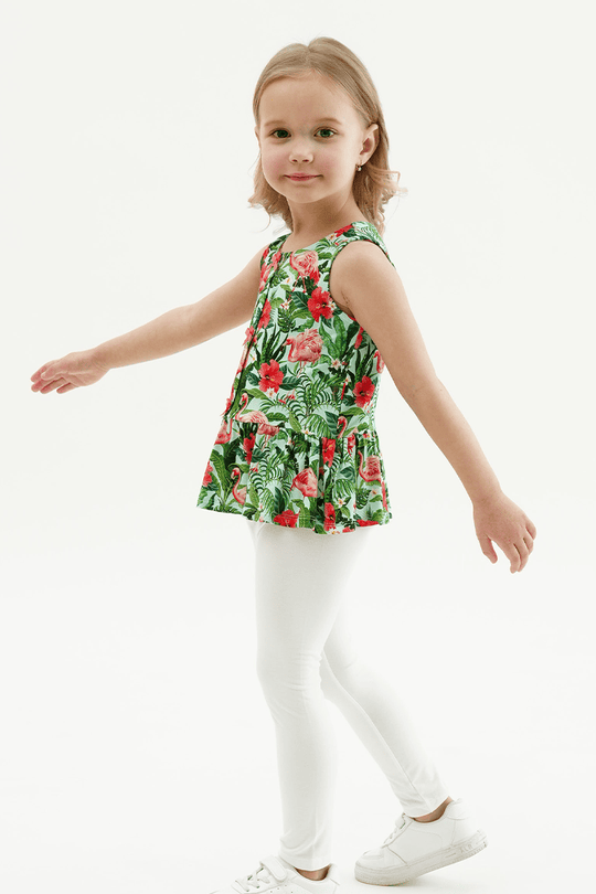Customized Kids Knitted Sleeveless Top-2416520351