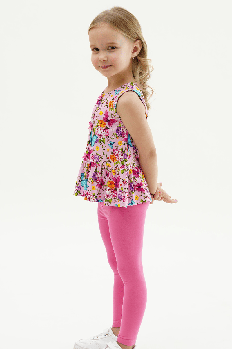 Customized Kids Knitted Sleeveless Top-2416520351