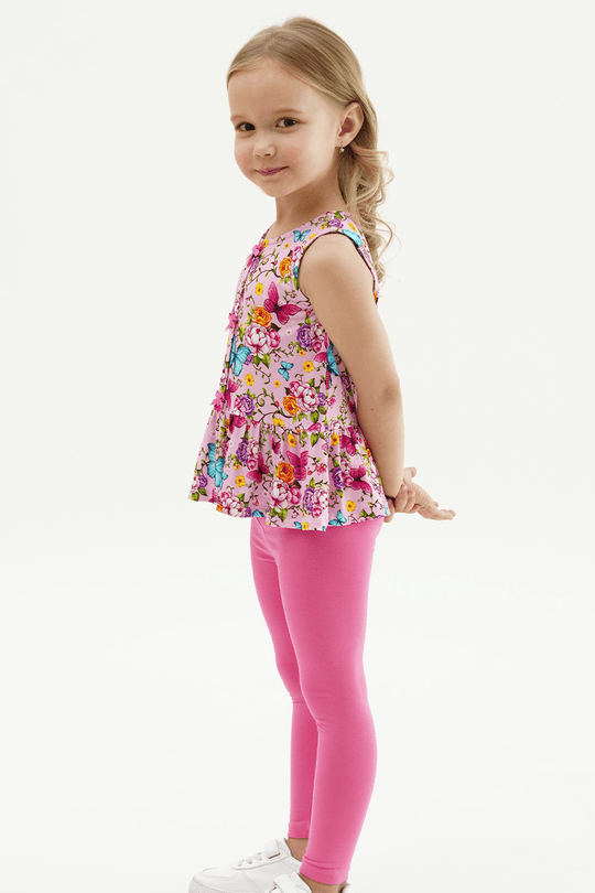 Customized Kids Knitted Sleeveless Top-2416520351