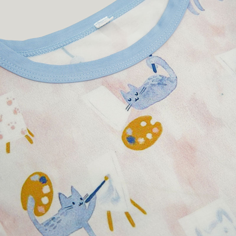 Bamboo Fabrics Kids Pajamas Two-Piece Set Custom, Children'S Pajamas Design And Manufacturer-2316240051
