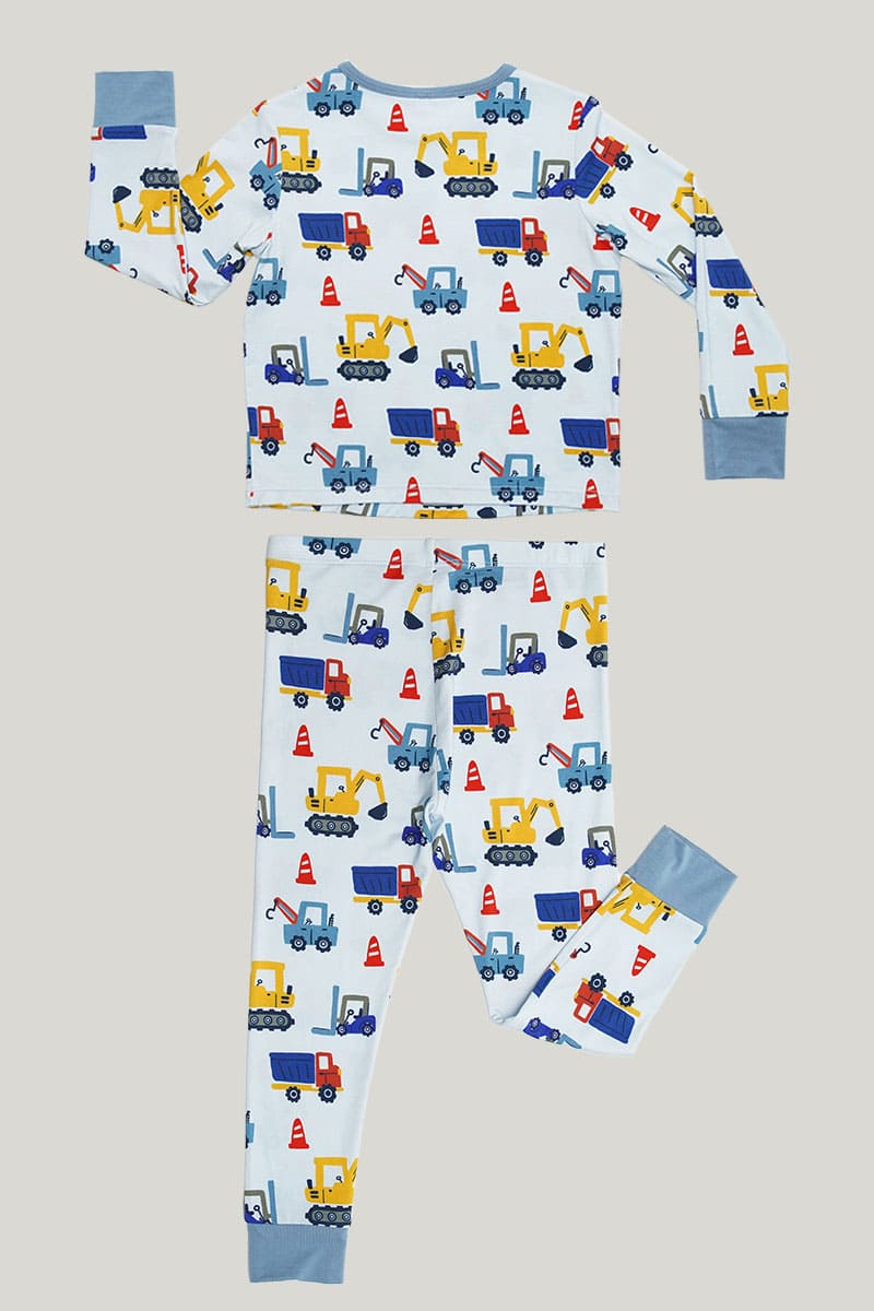 Customized Kids Long-Sleeved Long Pants Pajamas Set, Soft And Comfortable Bamboo Fiber Pajamas Wholesaler-2416340017