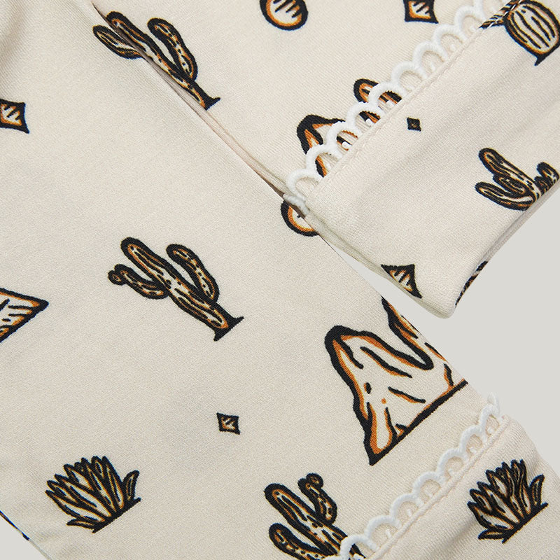 Bamboo Fabrics Kids Pajamas Two-Piece Set Custom, Children'S Button Pajamas Design And Manufacturer-2315580197