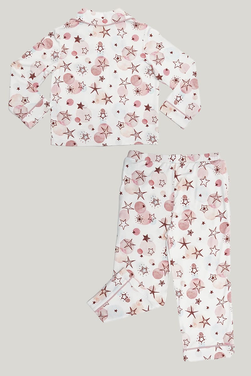 Personalized Kids Piped Pajama Set, Children'S Home Clothes Wholesale Supplier-2416900005
