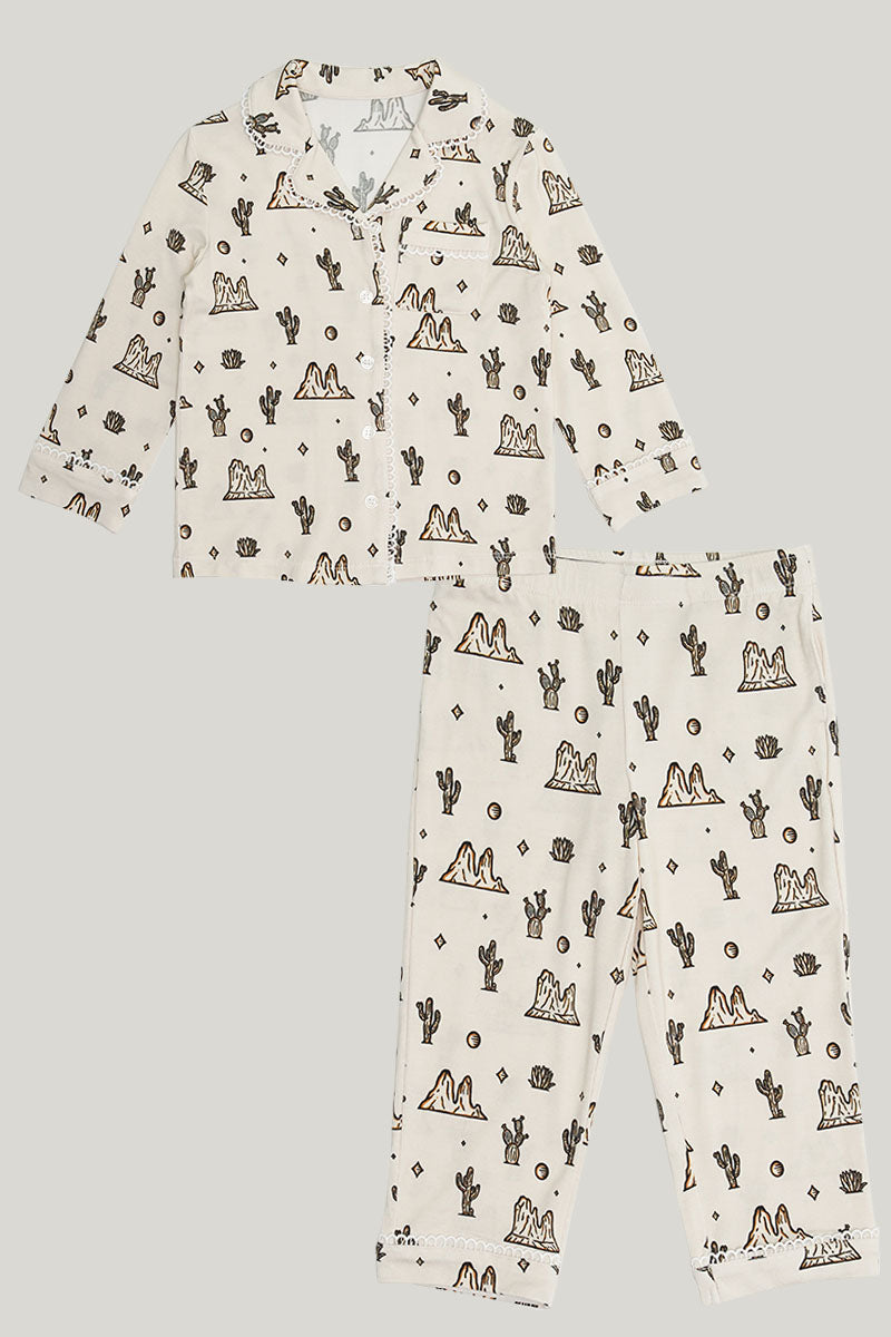 Kids Pajamas Two-Piece Set Custom