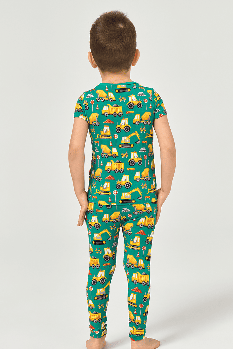 Kids Bamboo Short-Sleeved Long Bottoms Knitted Suit Manufacturer-2416520402