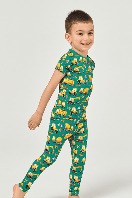 Kids Bamboo Short-Sleeved Long Bottoms Knitted Suit Manufacturer-2416520402