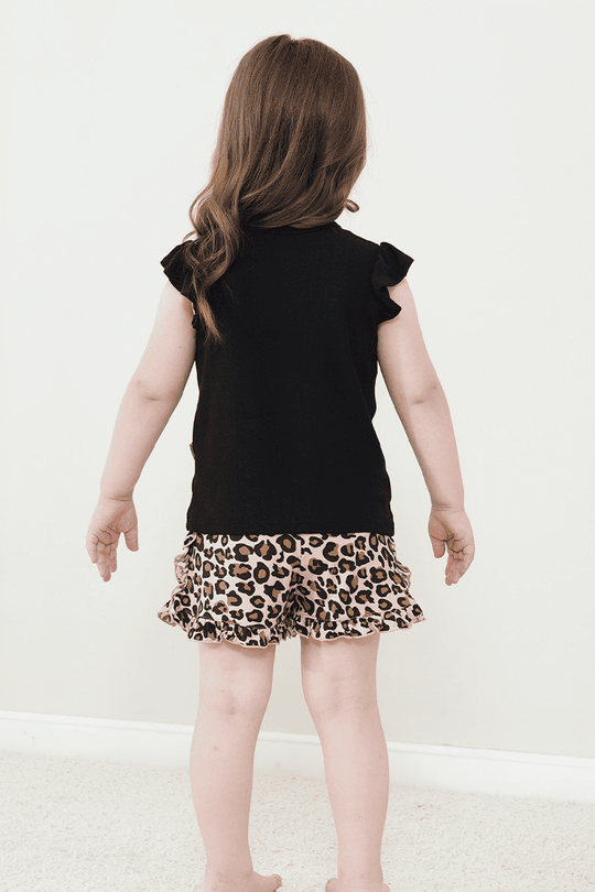 Customized Kids Sleeveless Shorts Knitted Suit, Plain Pajamas Suit-2416520105