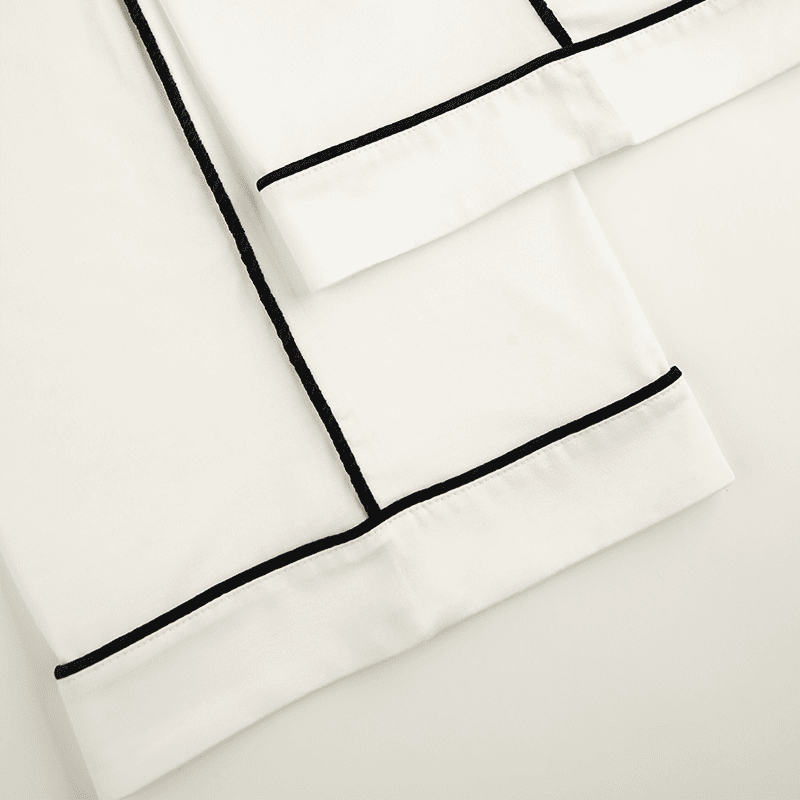  White Label Piping Pajamas Factory