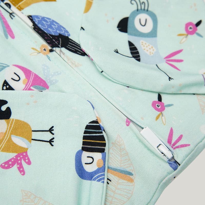 Customized Newborn Bamboo Fiber Sleeping Bag, Sleeveless Zipper With Double Sliders Sleeping Bag Wholesale Manufacturer-2311820275