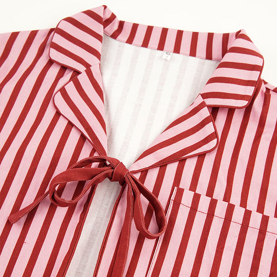 Customized Striped Pajama Sets
