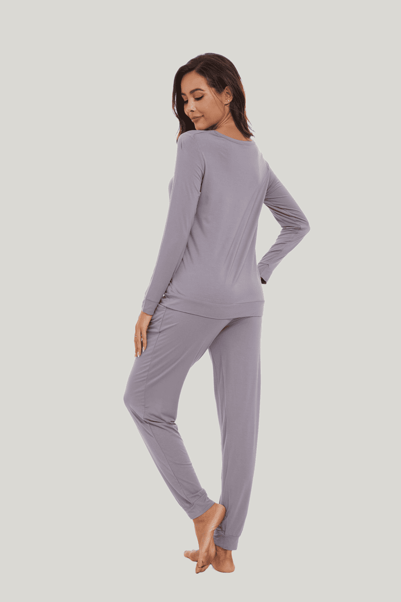 Customized Women'S Long-Sleeved Long Bottoms Pjs Factories-2313810002