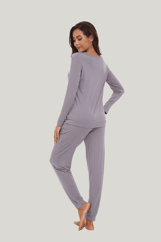 Customized Women'S Long-Sleeved Long Bottoms Pjs Factories-2313810002