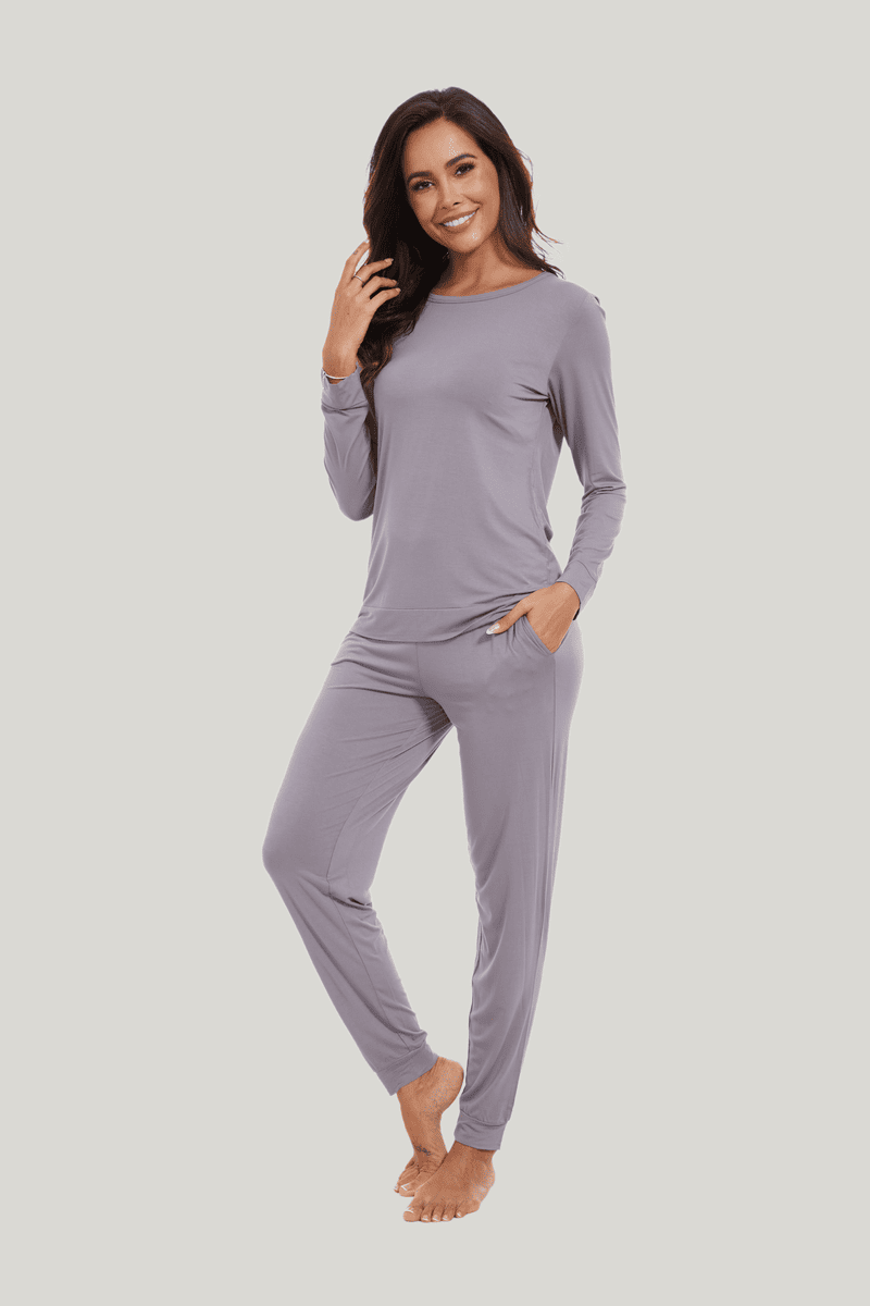 Customized Women'S Long-Sleeved Long Bottoms Pjs Factories-2313810002
