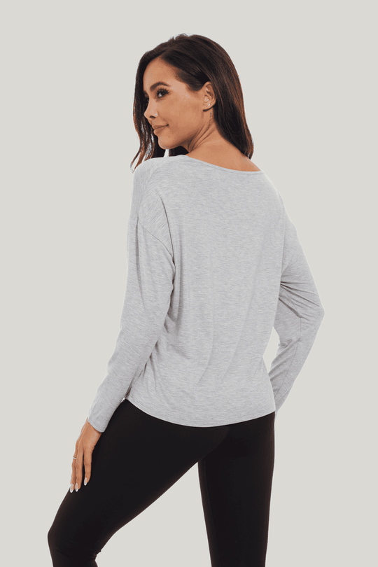 Customized Women'S Long-Sleeved Loungewear Tops Factories-2313810379