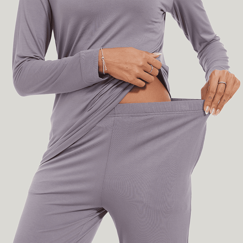 Customized Women'S Long-Sleeved Long Bottoms Pjs Factories-2313810002