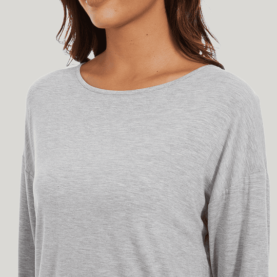 Customized Women'S Long-Sleeved Loungewear Tops Factories-2313810379