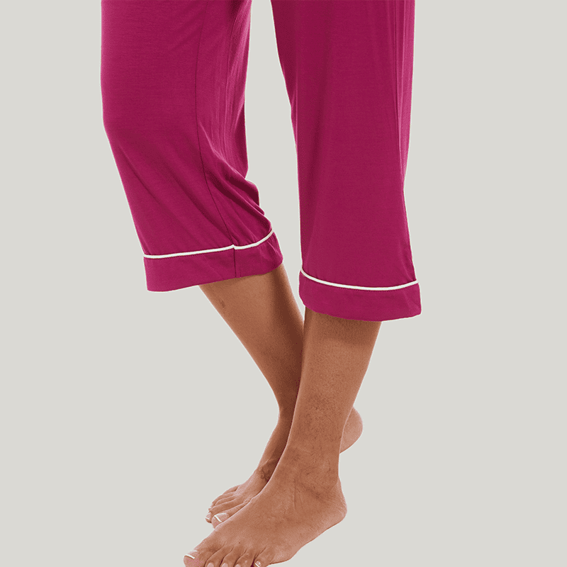 Customized Women'S Short-Sleeved Capri Pants Pjs Factories-2311820301