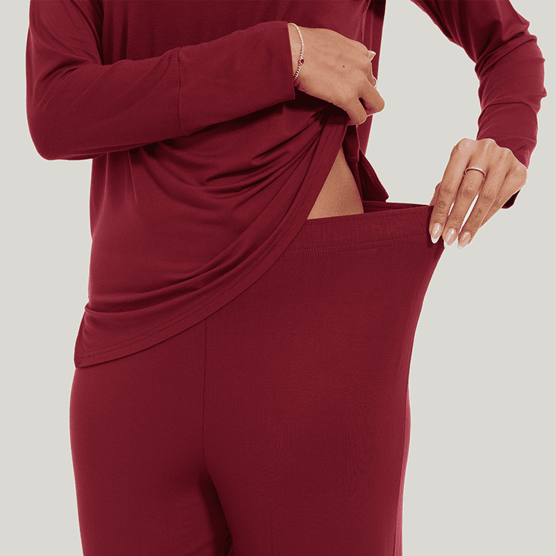 Customized Women'S Bamboo Spandex Loungewear Factories-2313810384
