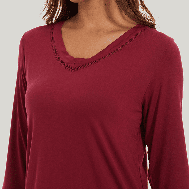 Customized Women'S Bamboo Spandex Nightdress Factories-2313810392