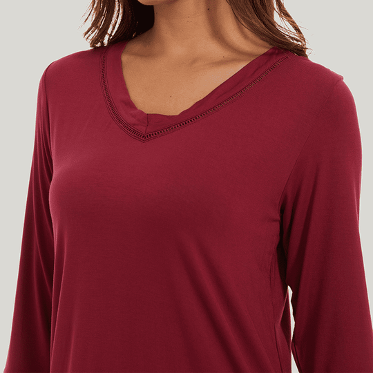 Customized Women'S Bamboo Spandex Nightdress Factories-2313810392