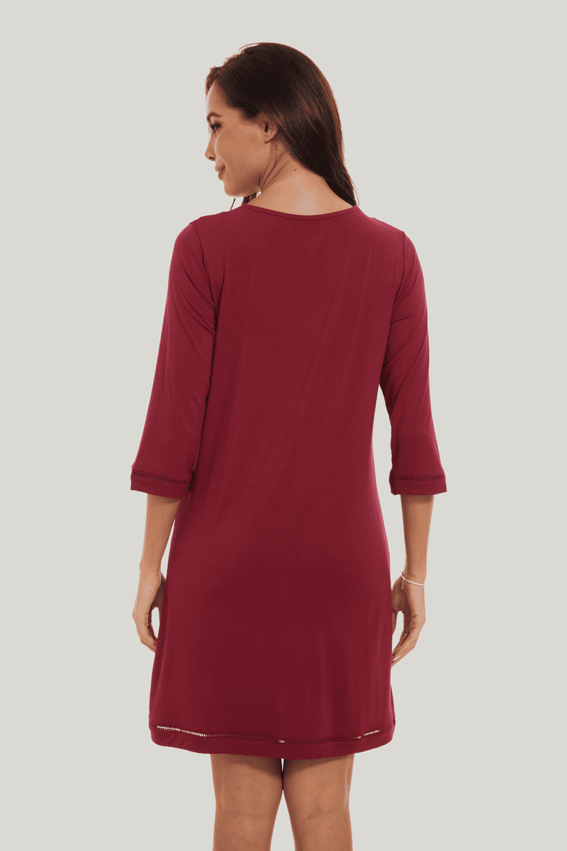 Customized Women'S Bamboo Spandex Nightdress Factories-2313810392