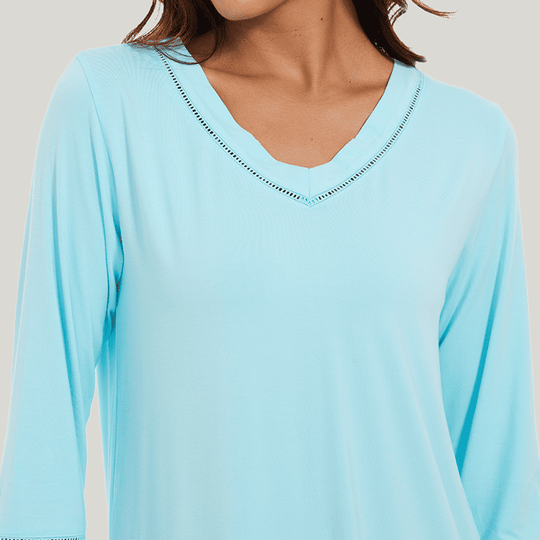 Customized Women'S Bamboo Spandex Nightdress Factories-2313810392
