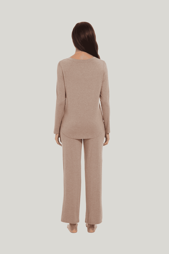 Customized Women'S Long-Sleeved Long Bottoms Pjs Factories-2311820033