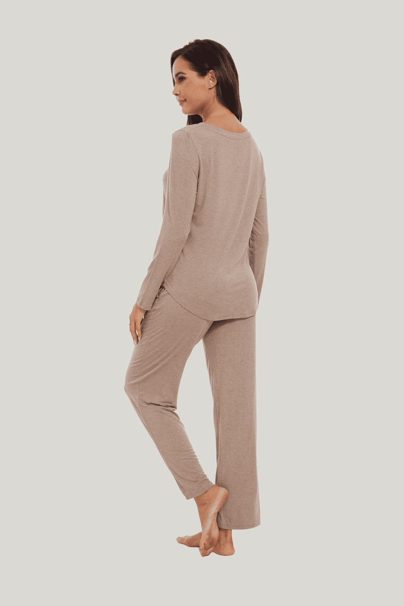 Customized Women'S Long-Sleeved Long Bottoms Pjs Factories-2311820033