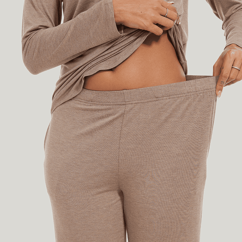 Customized Women'S Long-Sleeved Long Bottoms Pjs Factories-2311820033