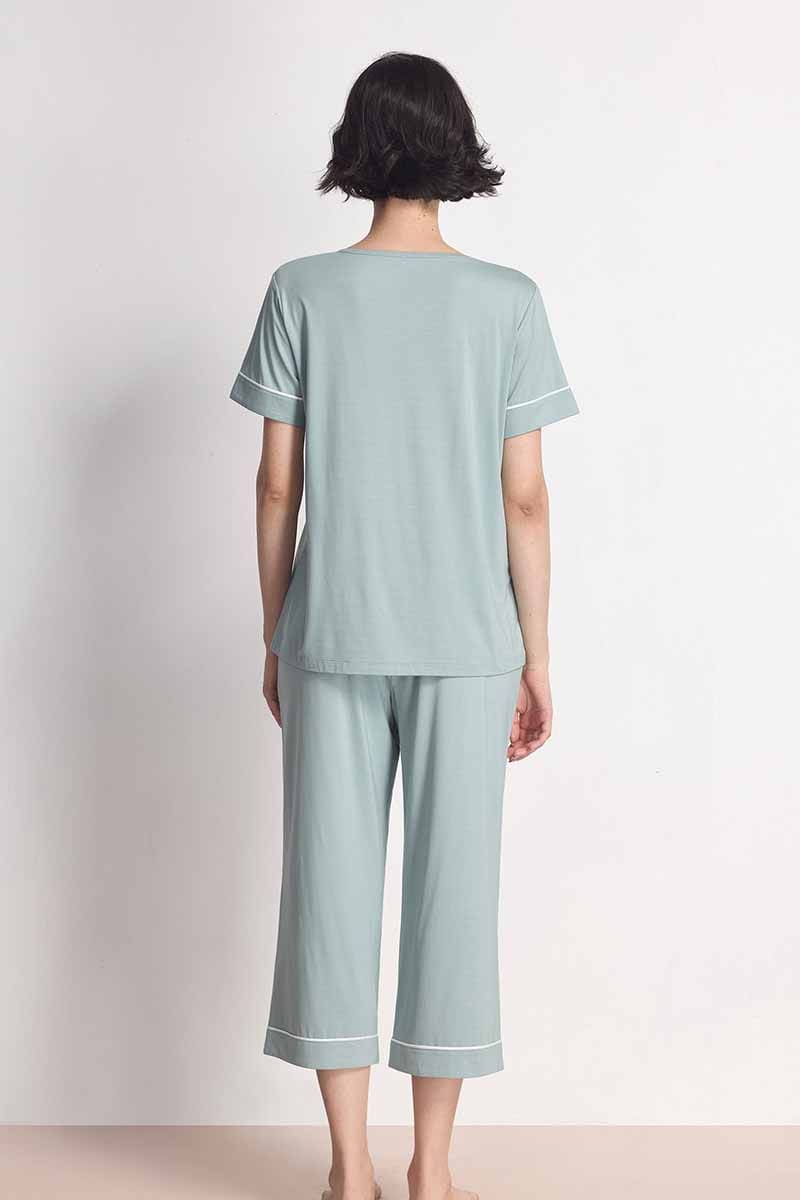 Private Label Women'S Pajama Factory, Production Of Soft Bamboo Pajamas With Pockets