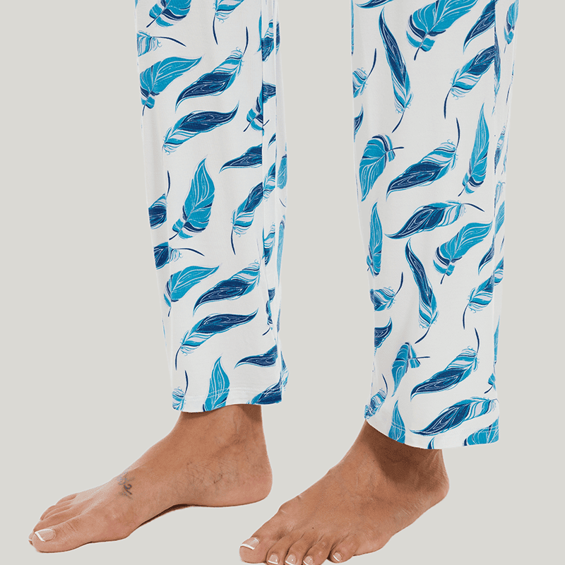 Customized Bamboo Spandex Women'S Printed Pajama Bottoms Factories-2211820012