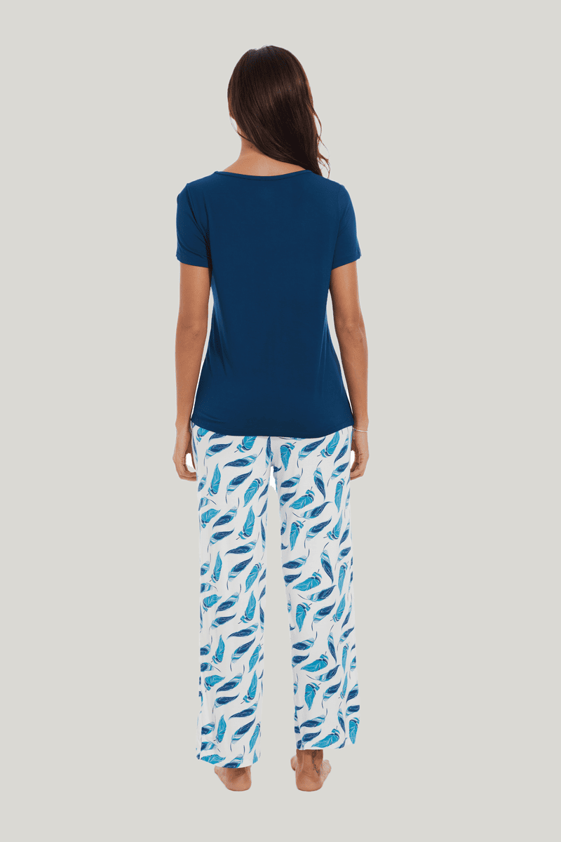 Customized Bamboo Spandex Women'S Printed Pajama Bottoms Factories-2211820012