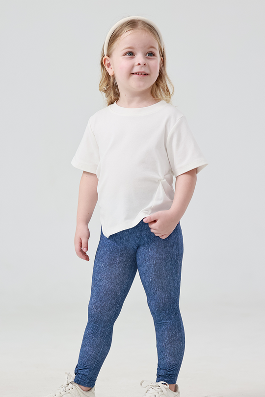 Customized Kids Fitted short-Sleeved Long Pants Pajama Sets-2416520292
