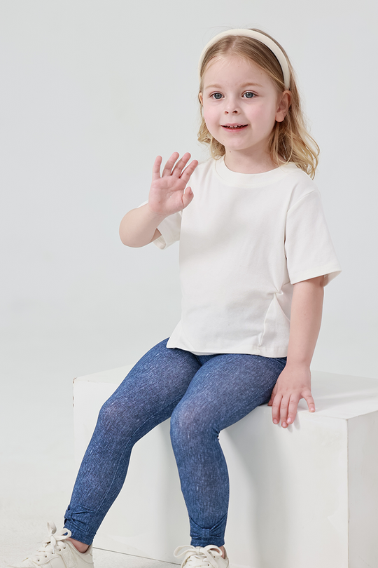 Customized Kids Fitted short-Sleeved Long Pants Pajama Sets-2416520292
