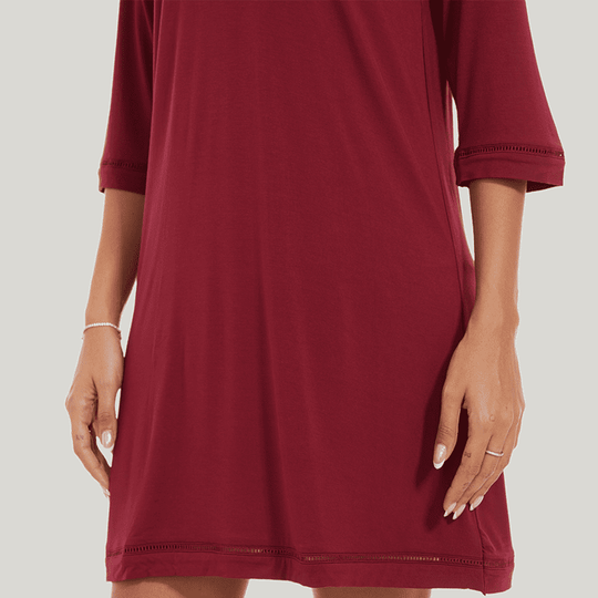 Customized Women'S Bamboo Spandex Nightdress Factories-2313810392